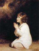 Sir Joshua Reynolds The Infant Samuel painting